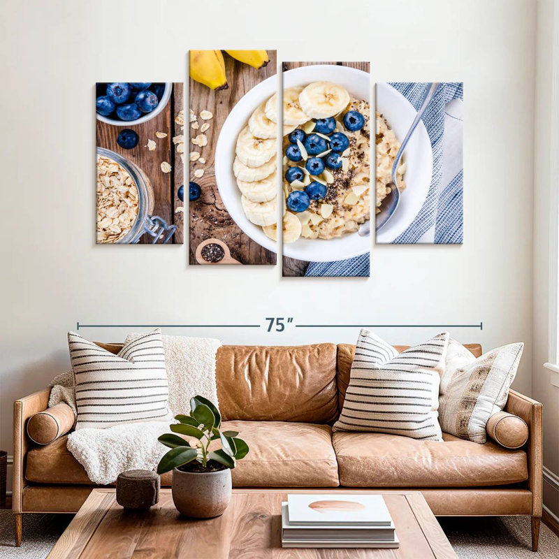 Yarlin Healthy Oatmeal Breakfast, 42" H x 68" W