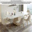 French cream-style sintered stone dining table-1574931804