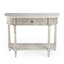 Danielle Marble 40" one- drawer Console Table-1037264154