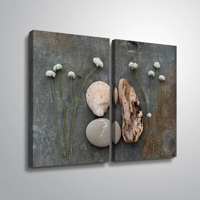 Fossil and Flower' Photographic Print Multi-Piece Image on Canvas -  Winston Porter, F98B53189500461B82AE3995590D65AC