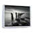 White Floater Framed