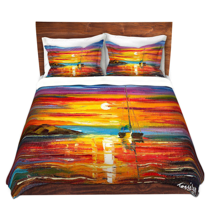 Polyester Duvet Cover, Twin Duvet Cover + 1 Standard Sham