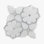 Asian Statuary & White Carrara Polihsed Flora 1 Marble Mosaic