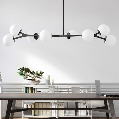 8-Light Chandelier For Dining Room