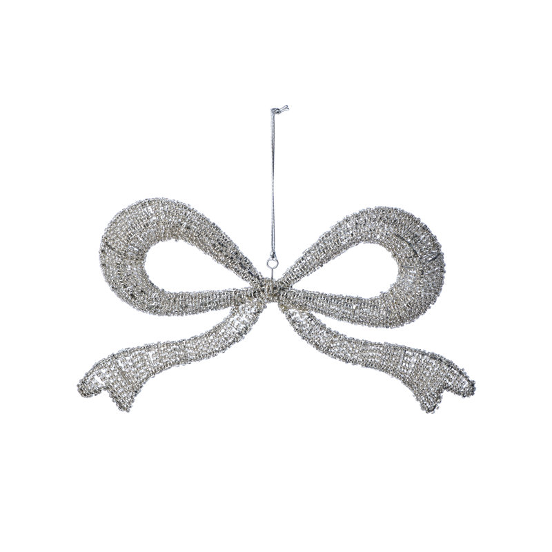 Arc-cadeau 16 po Jewel Wire, Argent argent