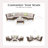 Argyri 5 - Person Outdoor Seating Group with Cushions-98201454-98373853