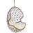 Danielle Resin Wicker Egg Hanging Chair with Cushions - Beige - Chair Only-923961746
