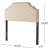 Beige Fabric Headboard For Bedroom, Queen Sized, With Delicate Diamond Stitch And Versatile Style Tufting Elegance-225804919-225804920