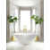 Ionian 67" x 31-1/4" Freestanding Soaking Bathtub in Volcanic Limestone with Overflow Hole