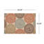 Tapis ivoire rond en polypropylène-1427962642