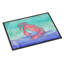 Tapis de porte extérieur antidérapante en aquarelle crabe-948912570