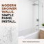 Hex Tile - Mirroflex - Tub and Shower Wall Panel