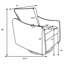 Fauteuil d'appoint pivotant rembourré en tissu-288161466