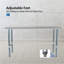 Table ouverte en acier inoxydable-1745305154