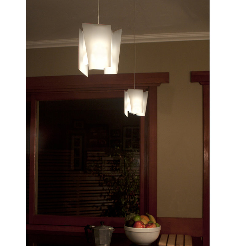 Levis 1 - Light LED Pendant, Frosted Polymer, 3500K (Cool)