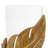 Glass Feather Pillar Bird Gold Hurricane Lamp-1632106415