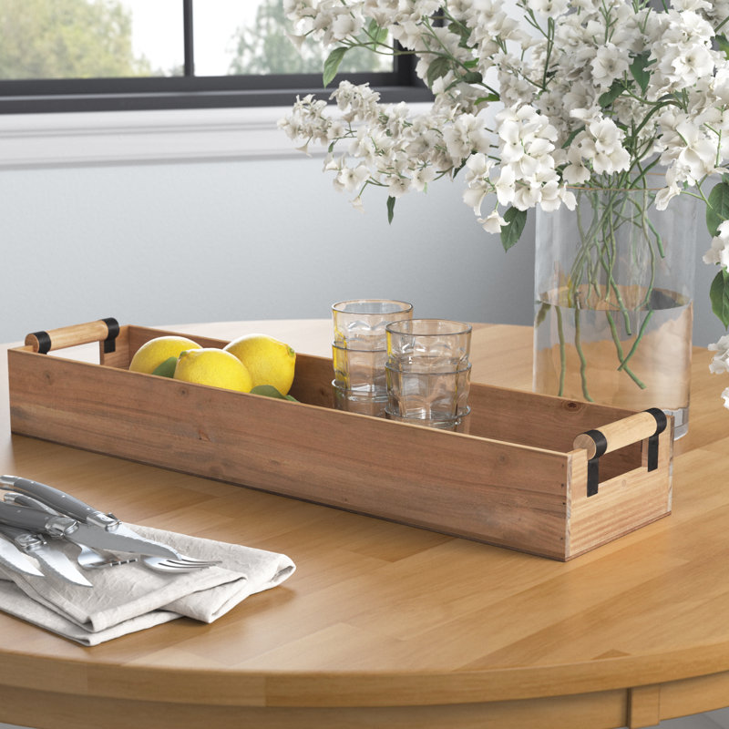 Aleah Solid Wood Tray