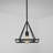 1 - Light Matte Black Single Pendant