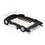 Lit plateforme moderne en forme de voiture avec roues, cadre de lit moderne pour chambre d'amis-1480182511