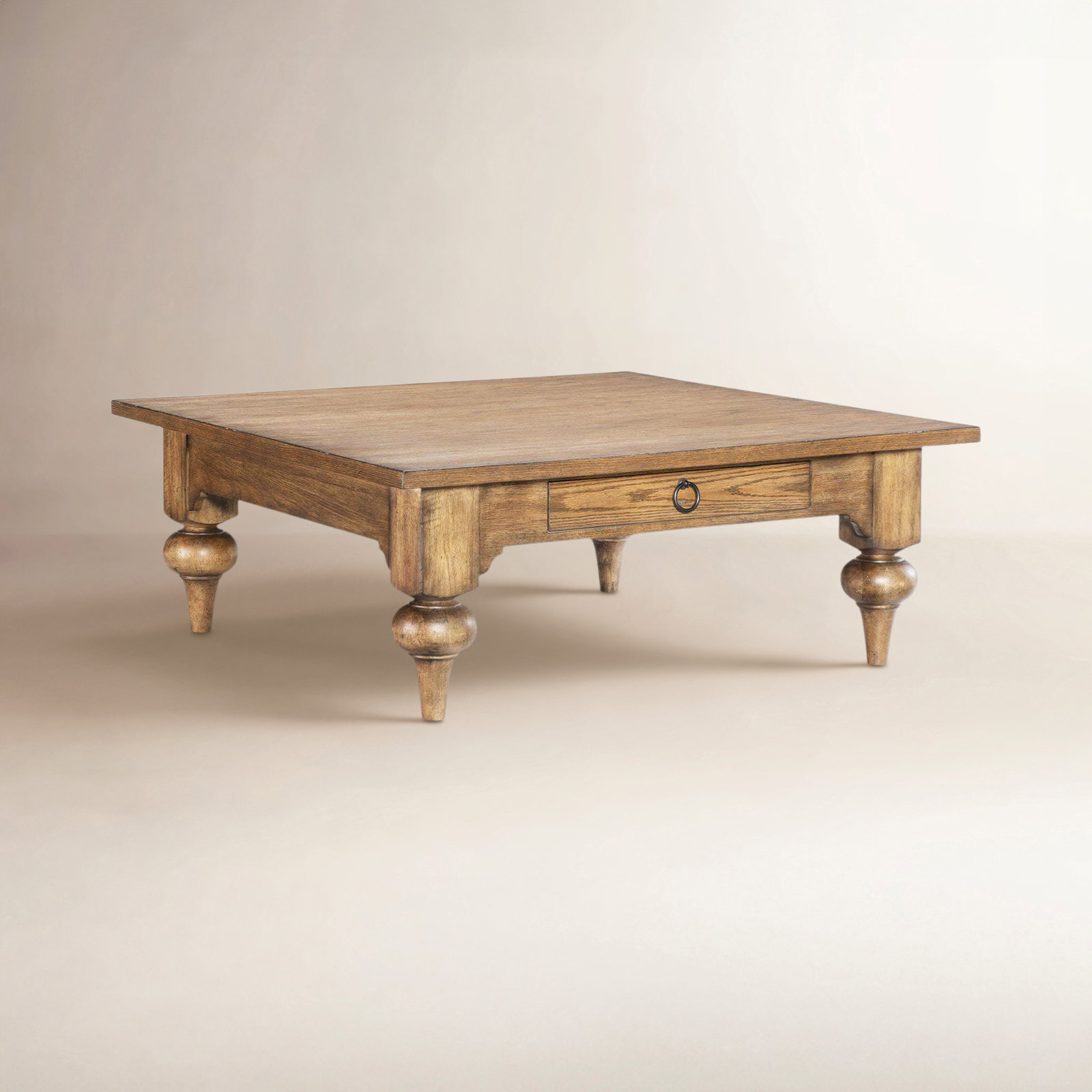 Country Living 48" Oak Cocktail Table, Brown