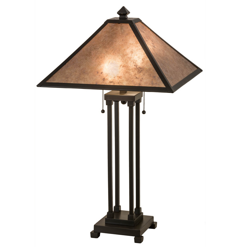 Van Erp Table Lamp, Mahogany Bronze