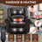 Power Lift Recliner Chair Heat Massage Dual Motor Infinite Position Up To 350 LBS, Heavy Duty Motion Mechanism With USB Ports-1405796263