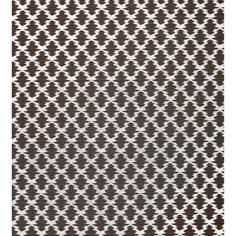 Oriana Fabric, Black/Walnut