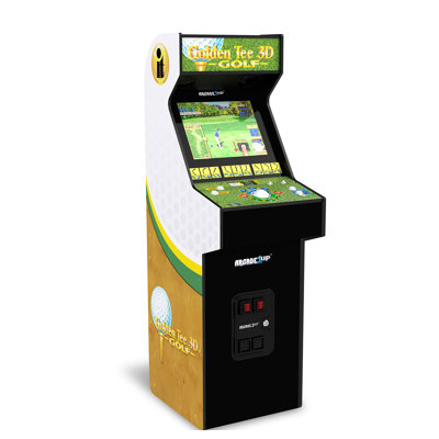 Arcade1Up Golden Tee 3D 35 th Anniversary Deluxe Arcade Machine 8 Games in 1