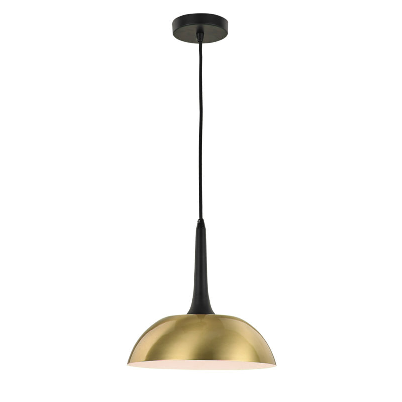 Alban 1 - Light Gold Dome Pendant