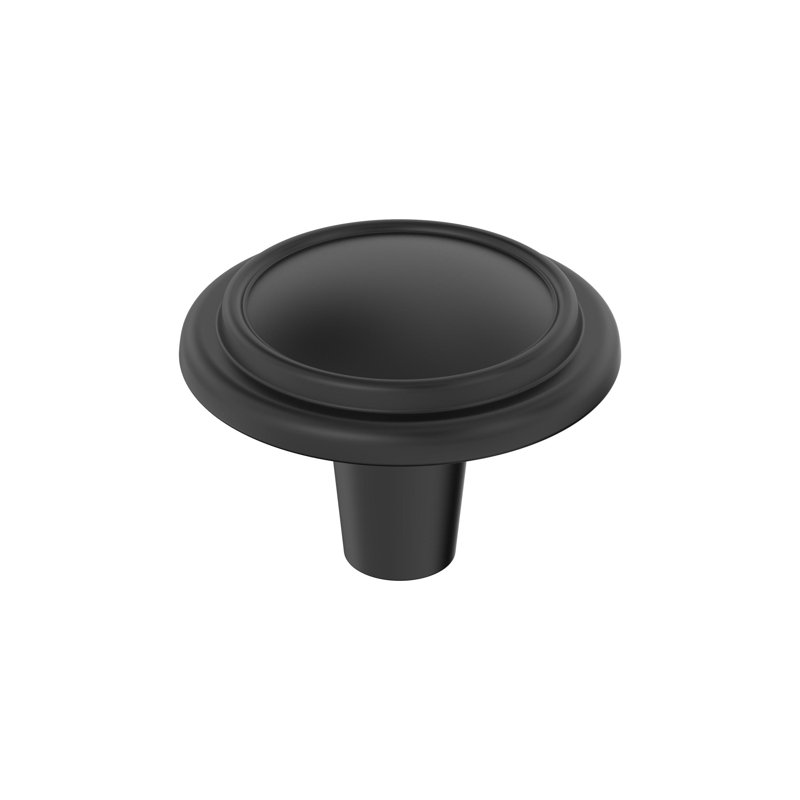 Poignée d'armoire Hatfield de 1-1 / 4 po (32 mm) de diamètre - paquet de 10, Noir mat