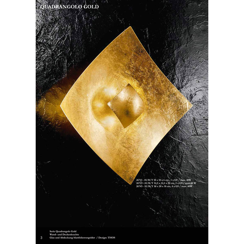 Jadyn Iron Wallchiere, Gold