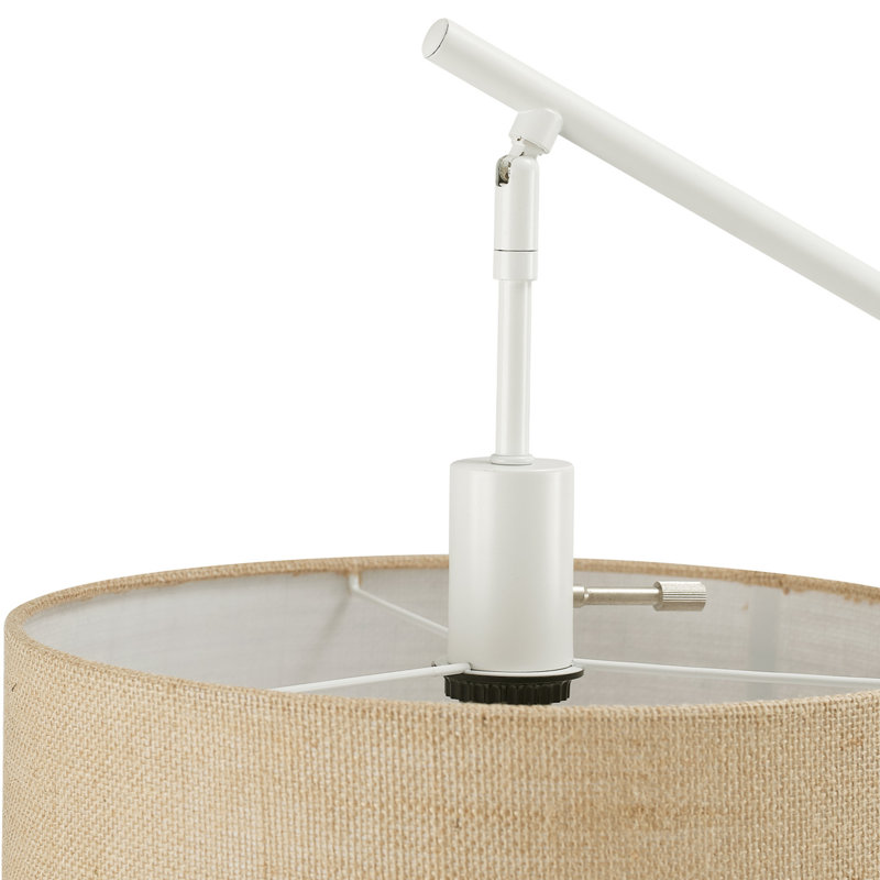 66'' Matte White Floor Lamp