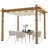 Aluminum Pergola, Outdoor Metal Pergola-114205190-114205176