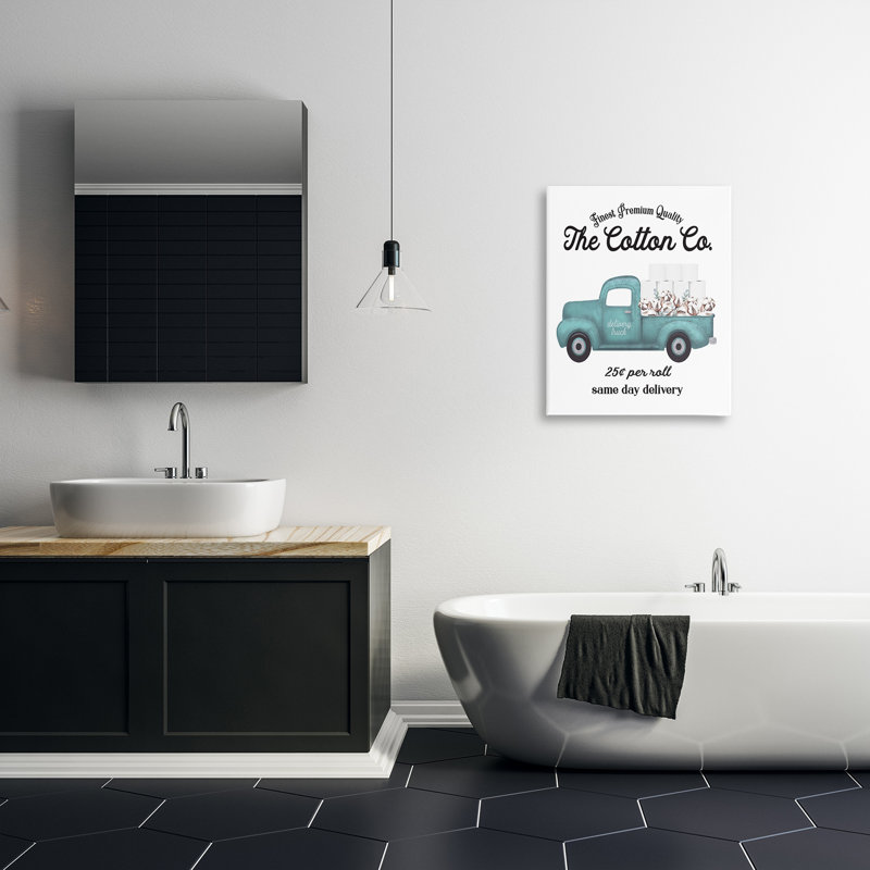 Papier hygiénique surdimensionné en toile de coton, H 30 po x l 24 po