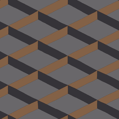 Luxe Shadow Trellis Wallpaper