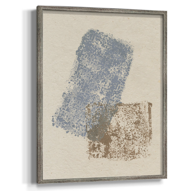 Embellished Scrim I Framed Print - Solid Wood, 11" H x 9" W