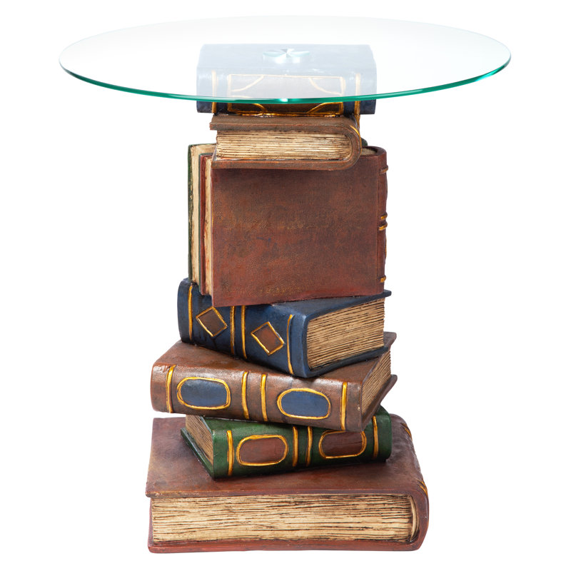 Vintage Bookends Figurine End Table