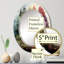 Schwandt - Miroir mural floral ovale-1268815022