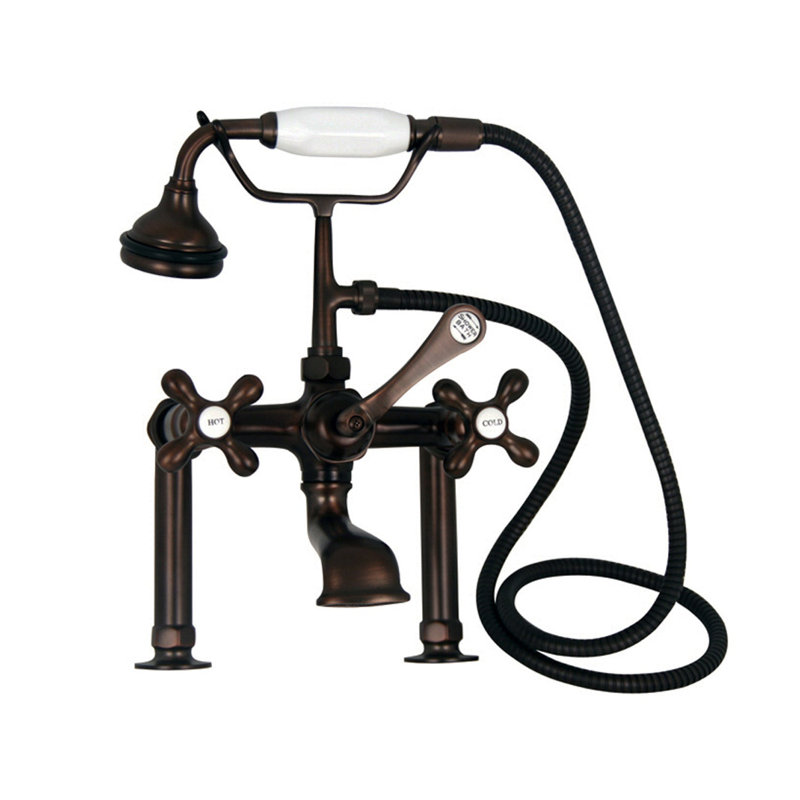 Baignoire de trempage sur pattes 68 po. X 31 po. Cadusus, Bronze huilé