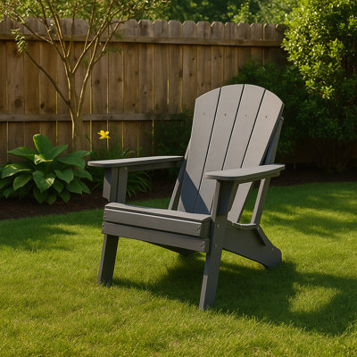 Outdoor Tri-leg Adirondack Chair by Beachcrest Home