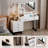 Axelson Makeup Vanity Desk with Large Mirror and Lights&Charging Station,3 Lighting Modes-2034258287