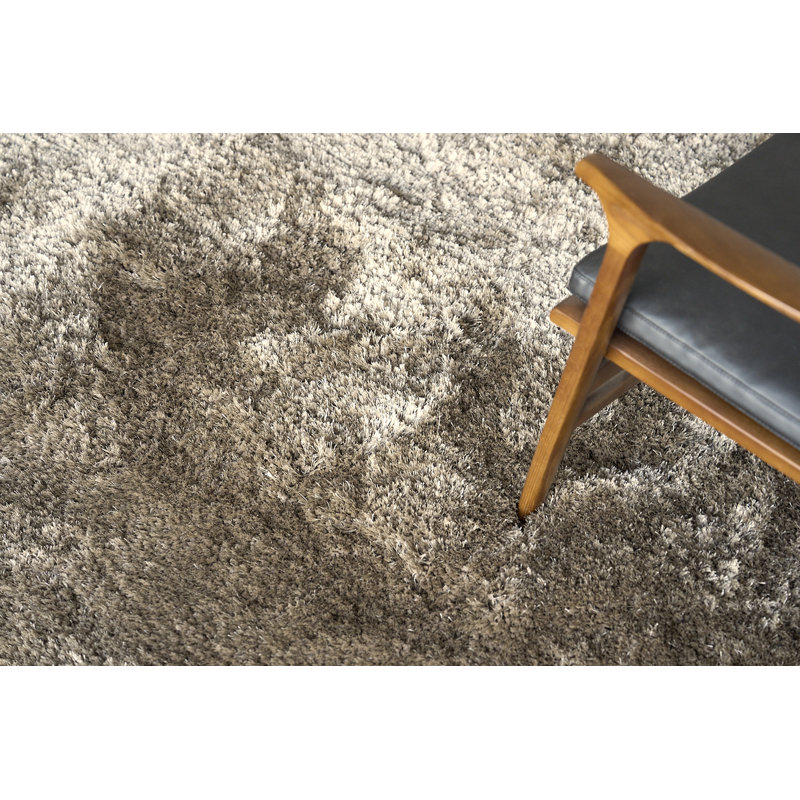 Sumo Solid Area Rug in Taupe, Rectangle 9'6" x 13'6"