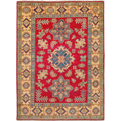 Kaleb One-of-a-Kind 4'11" X 6'8" New Age Wool Area Rug in Red