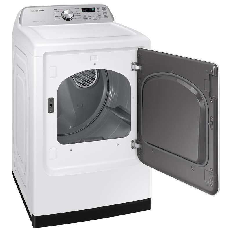 Samsung 7.4 cu. ft. Smart Electric Dryer with Sensor Dry, White