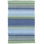 Fiesta Stripe French Blue/Green Handwoven Indoor/Outdoor Rug