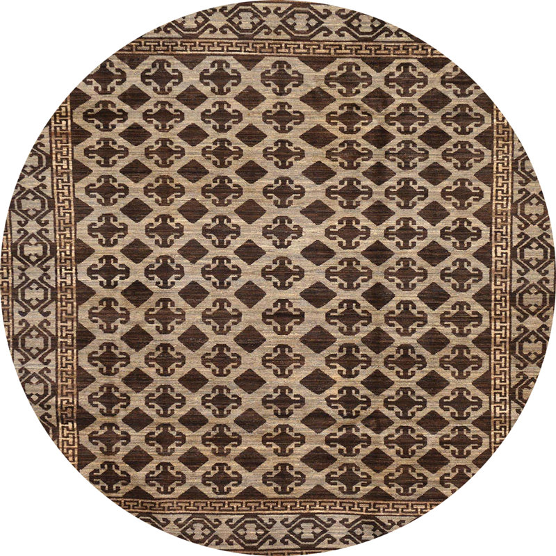 Tapis abstrait moderne 301, Rond 4 pi