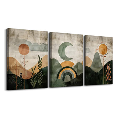 3 Piece Wrapped Canvas Print