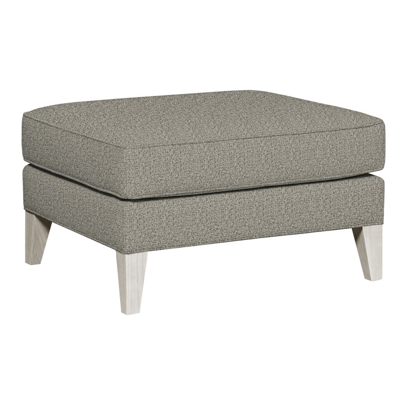 Burlingame Upholstered Ottoman, Casa Blanca, Tuck Graphite