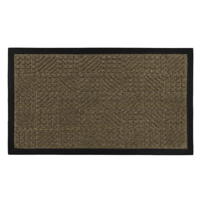 Non-Slip Geometric Indoor Doormat