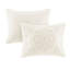 3 édredons en coton - Chenille de style statique tout confort-124314968-124314970